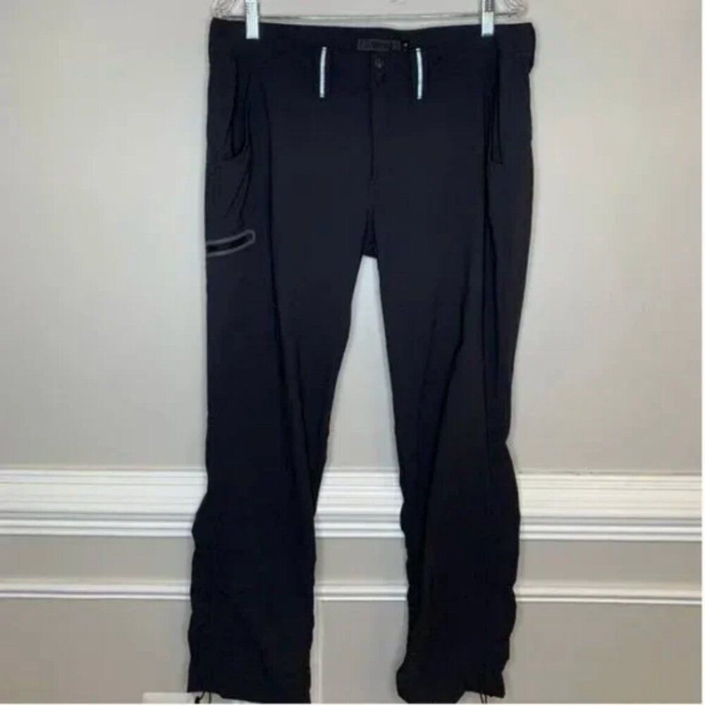 Gramicci Corpcorp Pants Black Hiking Climbing with Adjustable Cinched Hem Sz 12